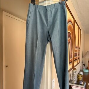 Vintage Levi’s Menswear pleated baby blue slacks / pants